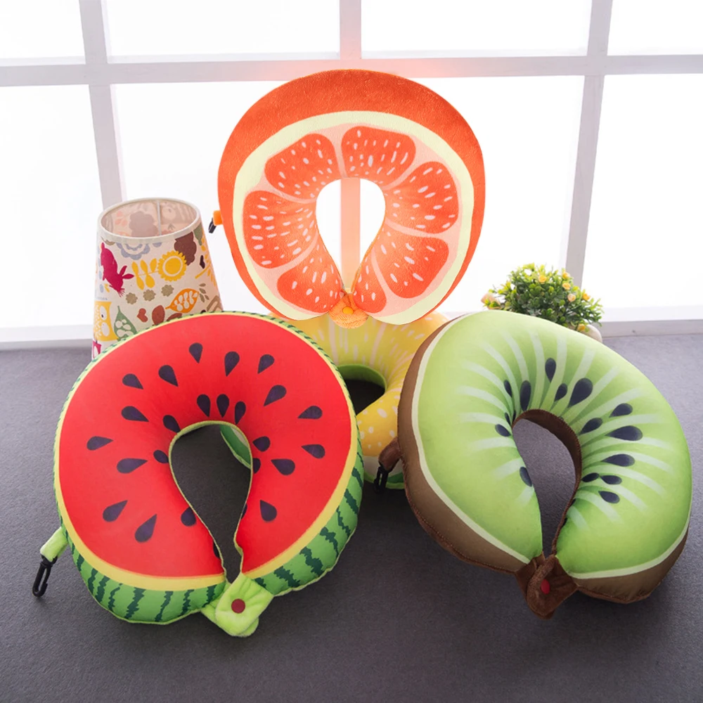 Автомобильная u образная подушка для путешествий шеи в самолет аксессуары 4 цвета