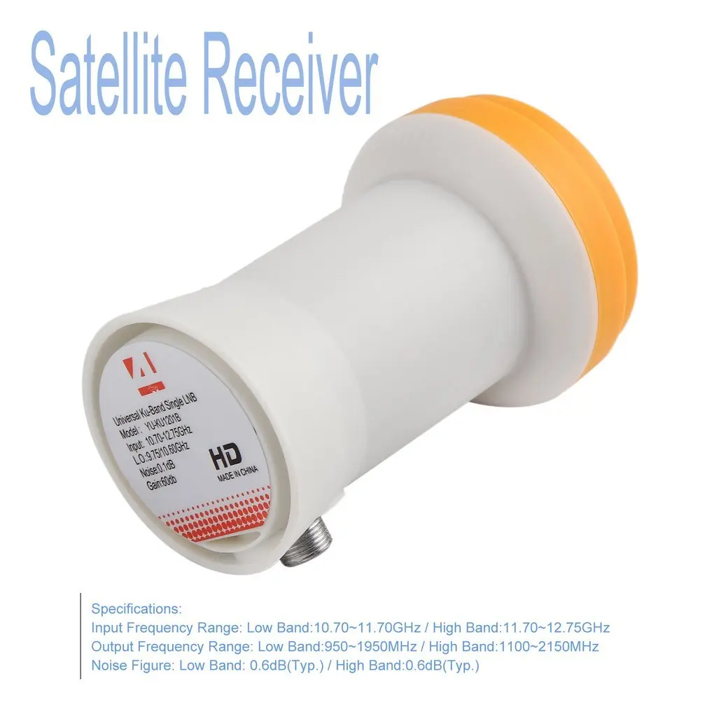 

Universal Ku-Band Single LNBF Satellite Receiver 9.75/10.6KU Dual Output Full HD Digital KU LNB High Band Low Band