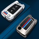 Чехол для автомобильного ключа из цинкового сплава для Volkswagen VW Golf 7 Tiguan L Lamando Bora Lavida plus Touran Lamando