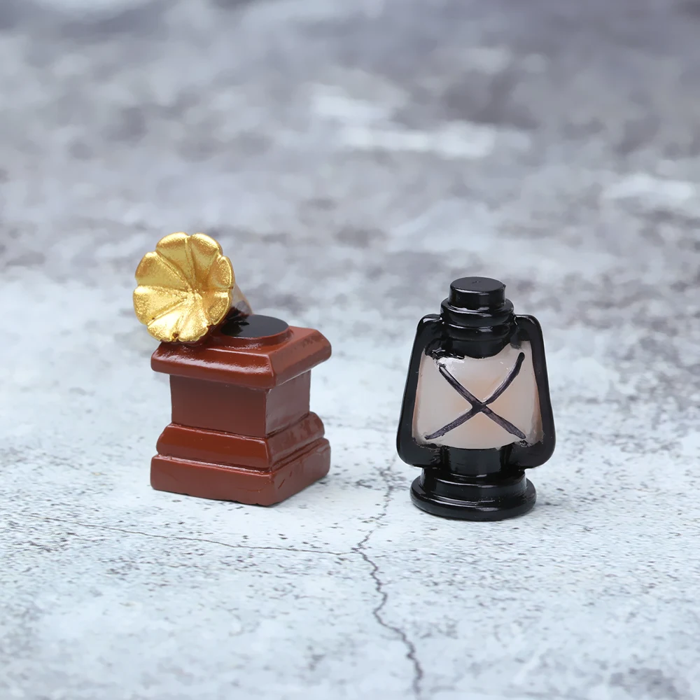 1 шт. Ретро полимерная мебель фигурка мини пианино телефонная модель телевизора