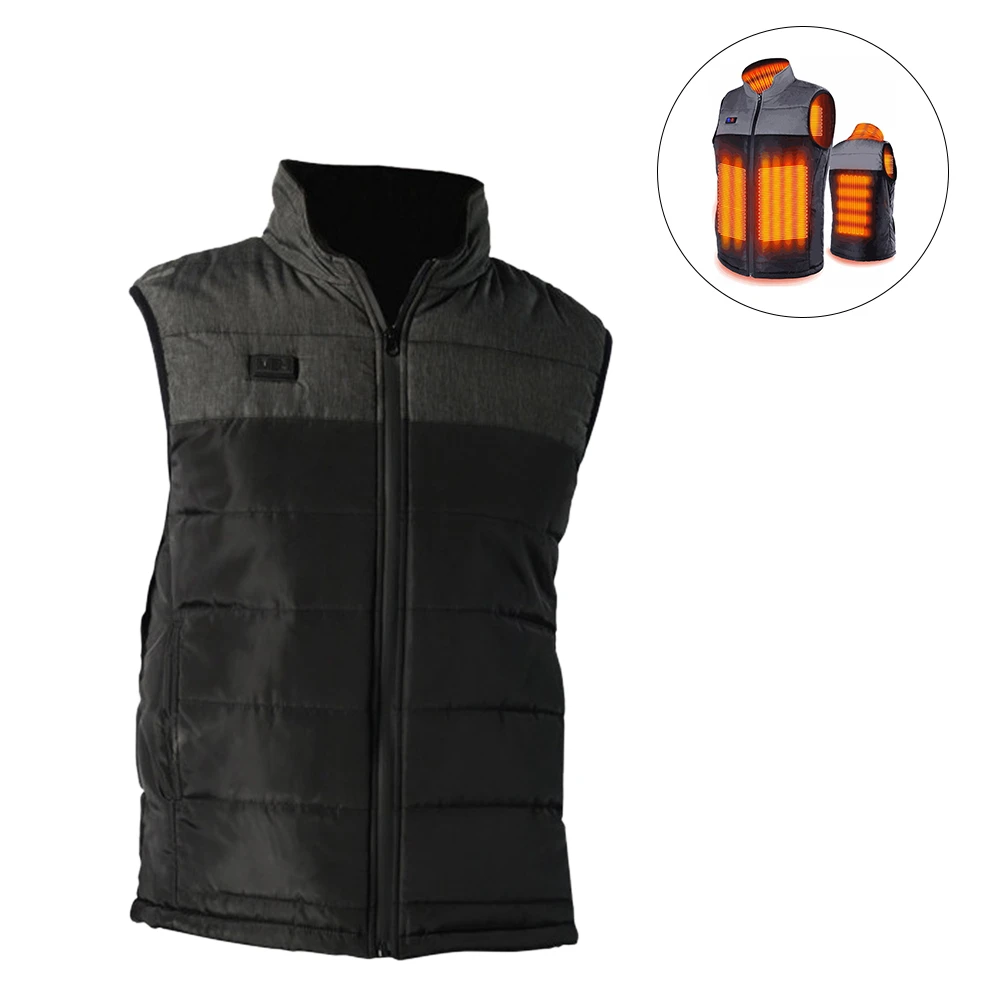 Утепленный жилет с двойным USB управлением хлопковая куртка для альпинизма лыжная