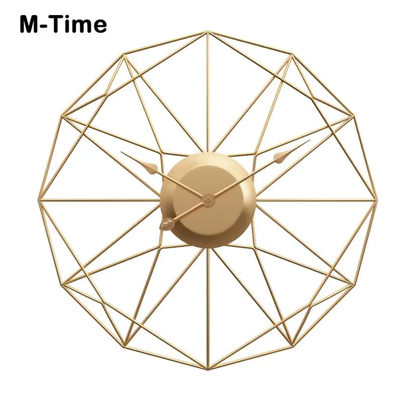 60 см настенные часы Европейский стиль кованого железа личность гостиная