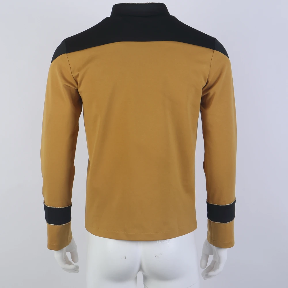 Мужские рубашки красного и золотого цвета с принтом Звезда для нового поколения |