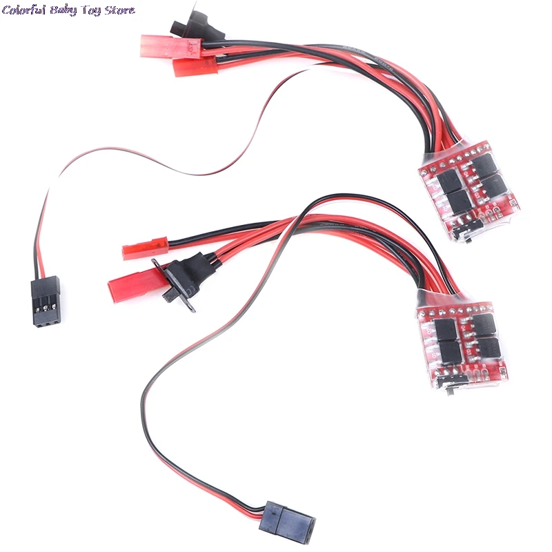 

20A ESC 30A ESC Motor Speed RC ESC 2KHz Forward Reverse Brush Brake RC 2S for Controller Boat Car Prototank Top Regulator