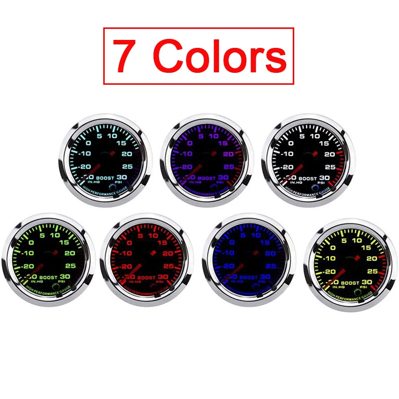 Манометр для масла измеритель температуры воды и с датчиком гонок 52 мм 7