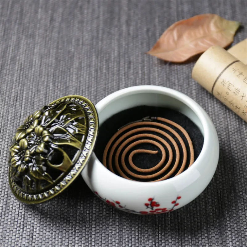 Керамическая катушка курильница для дома и офиса декоративные поделки башня