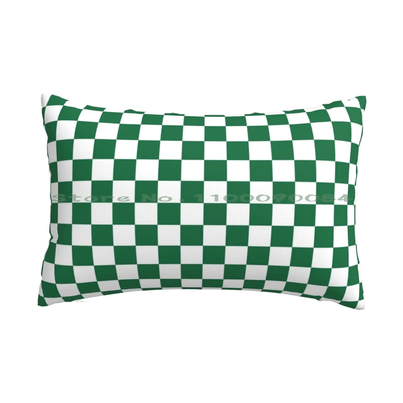 

Бело-кадмиевая Шахматная Подушка, чехол 20x30 50*75, квадраты для дивана, спальни, шахматная доска, зеленый кадмий в клетку