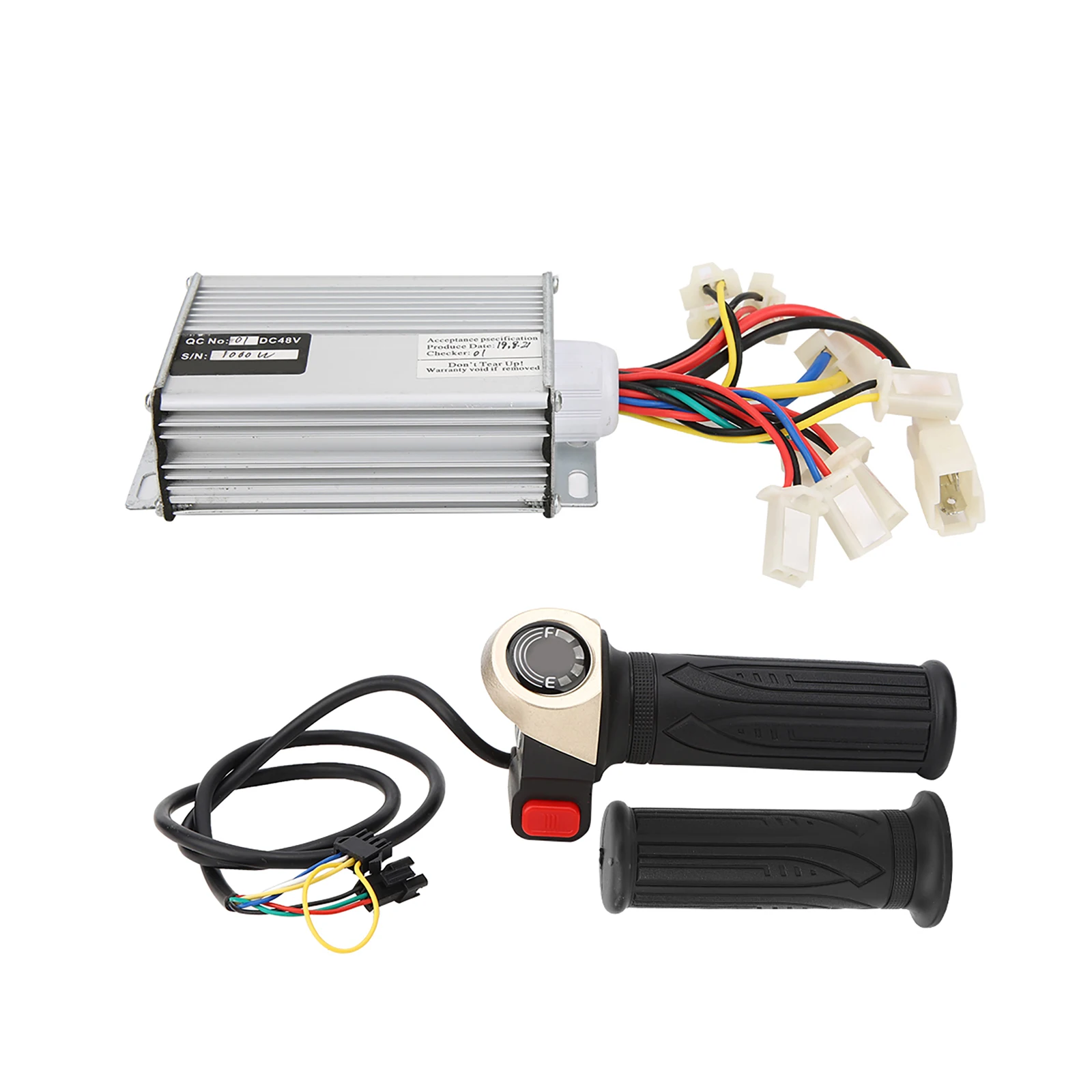 

48V 1000W Motor Brushed Controller Box Speed Controller With Thumb Throttle Grip Brush Controller For Electric Bike Scooter