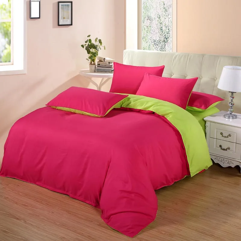style25 Классические просторные постельное белье, набор 7 размеров, серое, синее, розовое, однотонное постельное белье, 4 шт./компл., набор пододеяльников, простыня, Ab, домашний текстиль - Цвет: style25