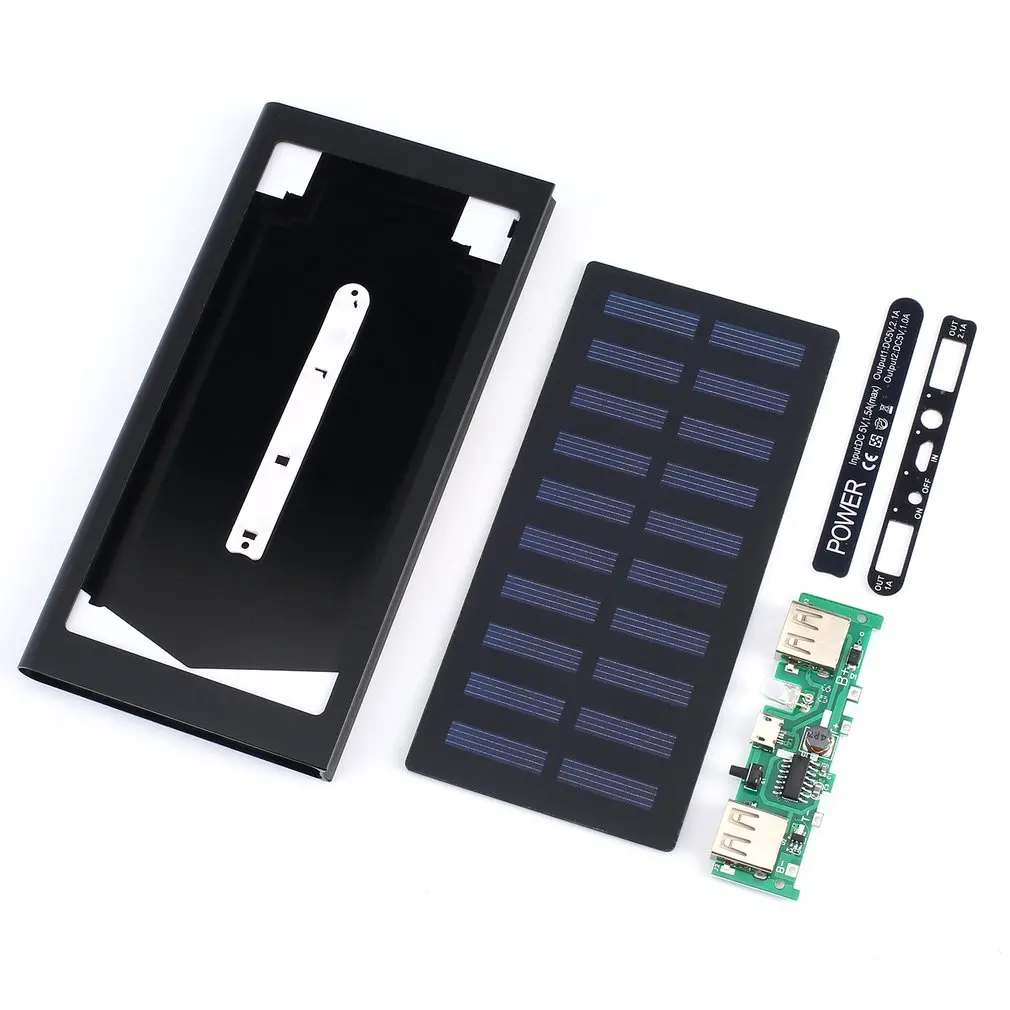 Коробка для зарядного устройства ультра тонкий солнечный мобильный источник