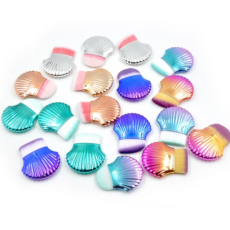 1 шт. силовая кисть в форме ракушки для основы макияжа Косметическая косметика