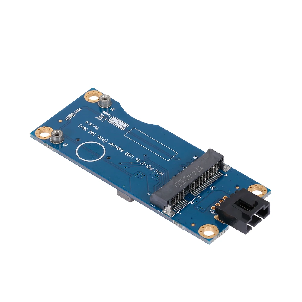 Новый мини адаптер PCI E на USB с слотом для SIM карты тестовый преобразователь WWAN