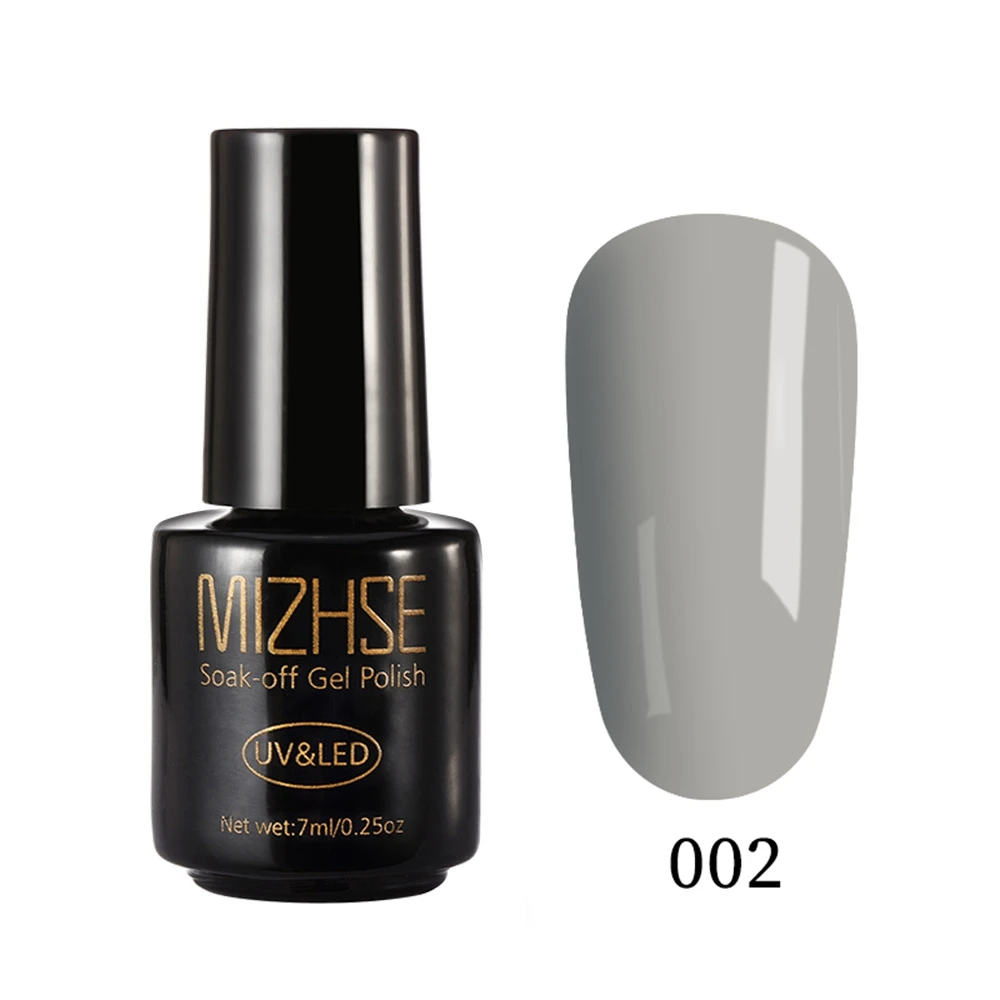OMH002 MIZHSE Гель-лак для ногтей 7 мл UV Vernis Полупостоянный праймер верхнее покрытие для маникюра xx цветов гелевое покрытие для ногтей гель-арт - Цвет: OMH002