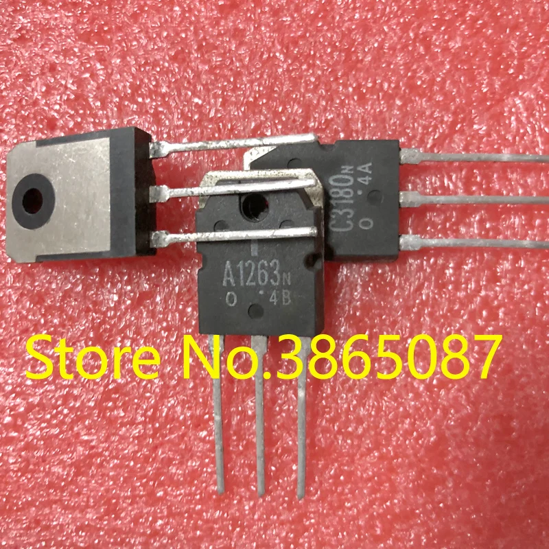 20 пар шт. A1263 и C3180 2SA1263 2SC3180 A1263N C3180N 2SA1263N 2SC3180N силовой транзистор 40 шт./лот