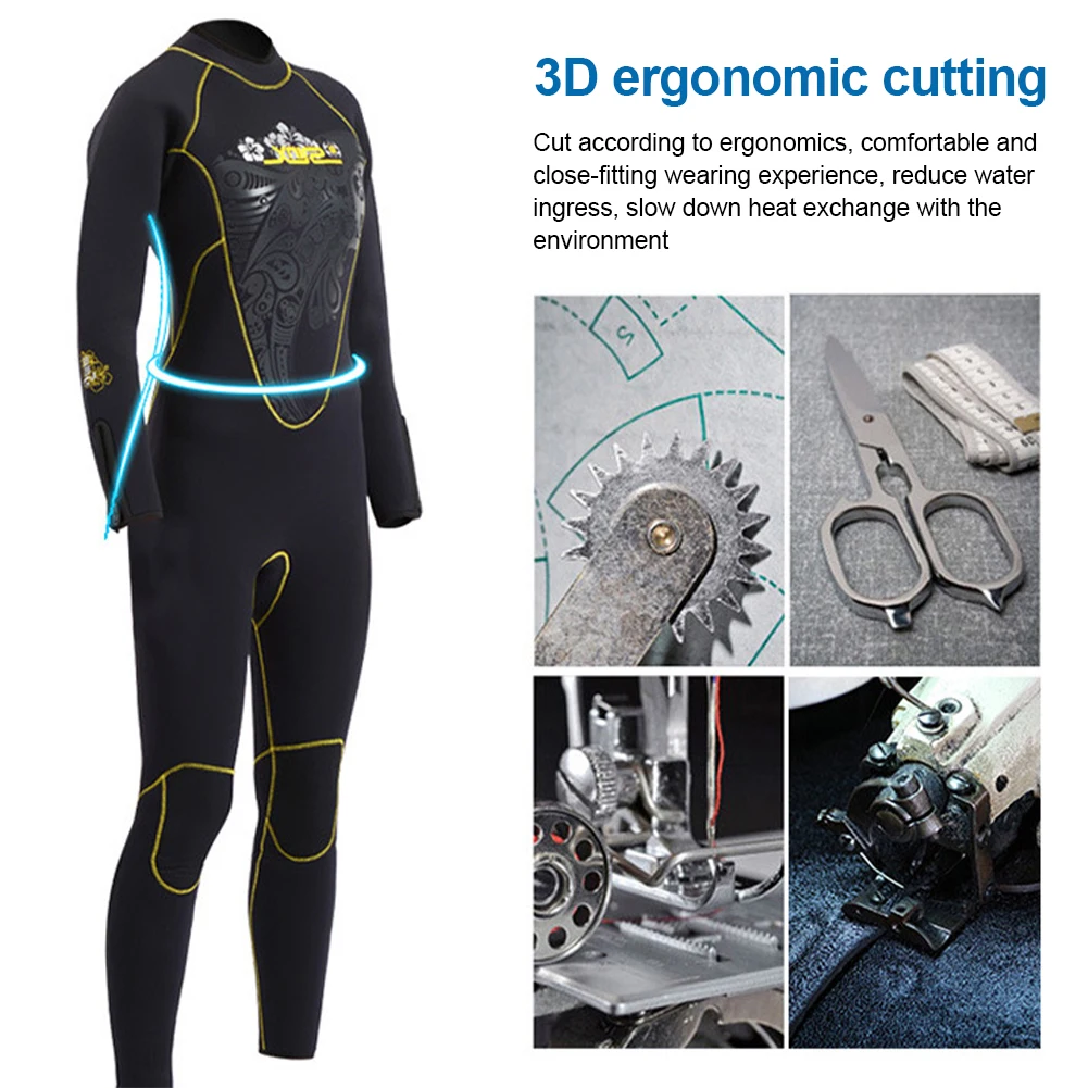 Новинка 2021 Женский гидрокостюм 5 мм неопреновый флисовый удерживающий тепло в