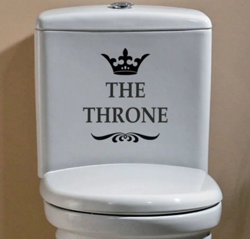 Настенные стикеры в ванную комнату украшение для дома на унитаз