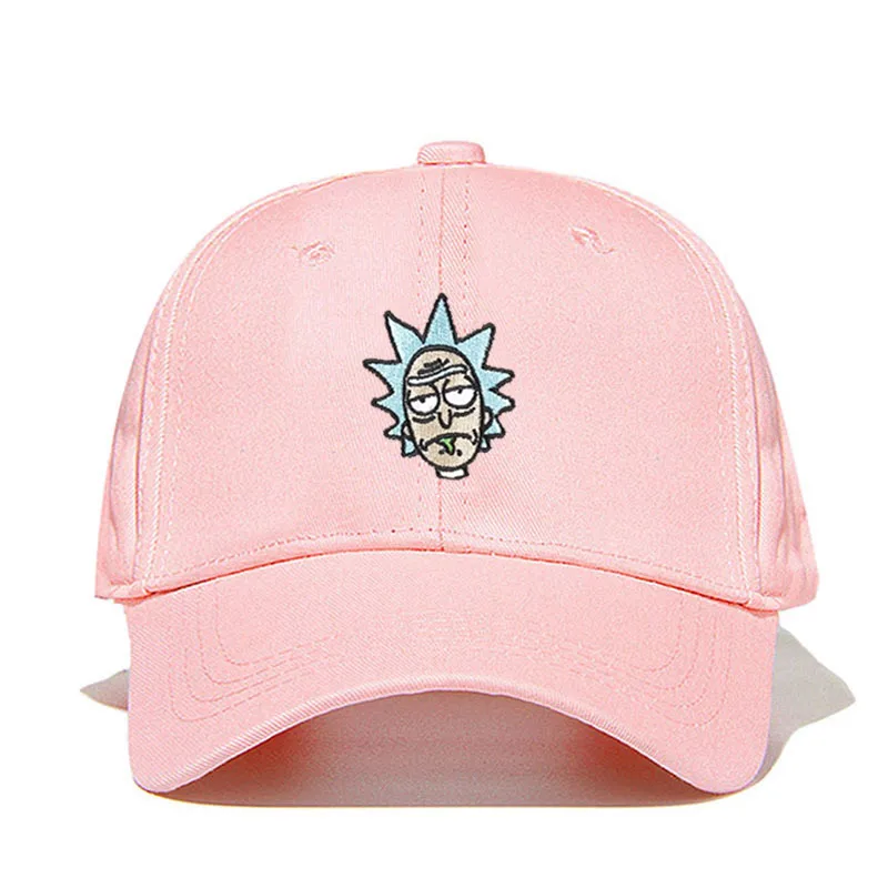 Рик и Морти хаки папа шляпа Crazy Rick бейсболки женские Американский Аниме хлопок вышивка Snapback аниме любителей кепки для мужчин