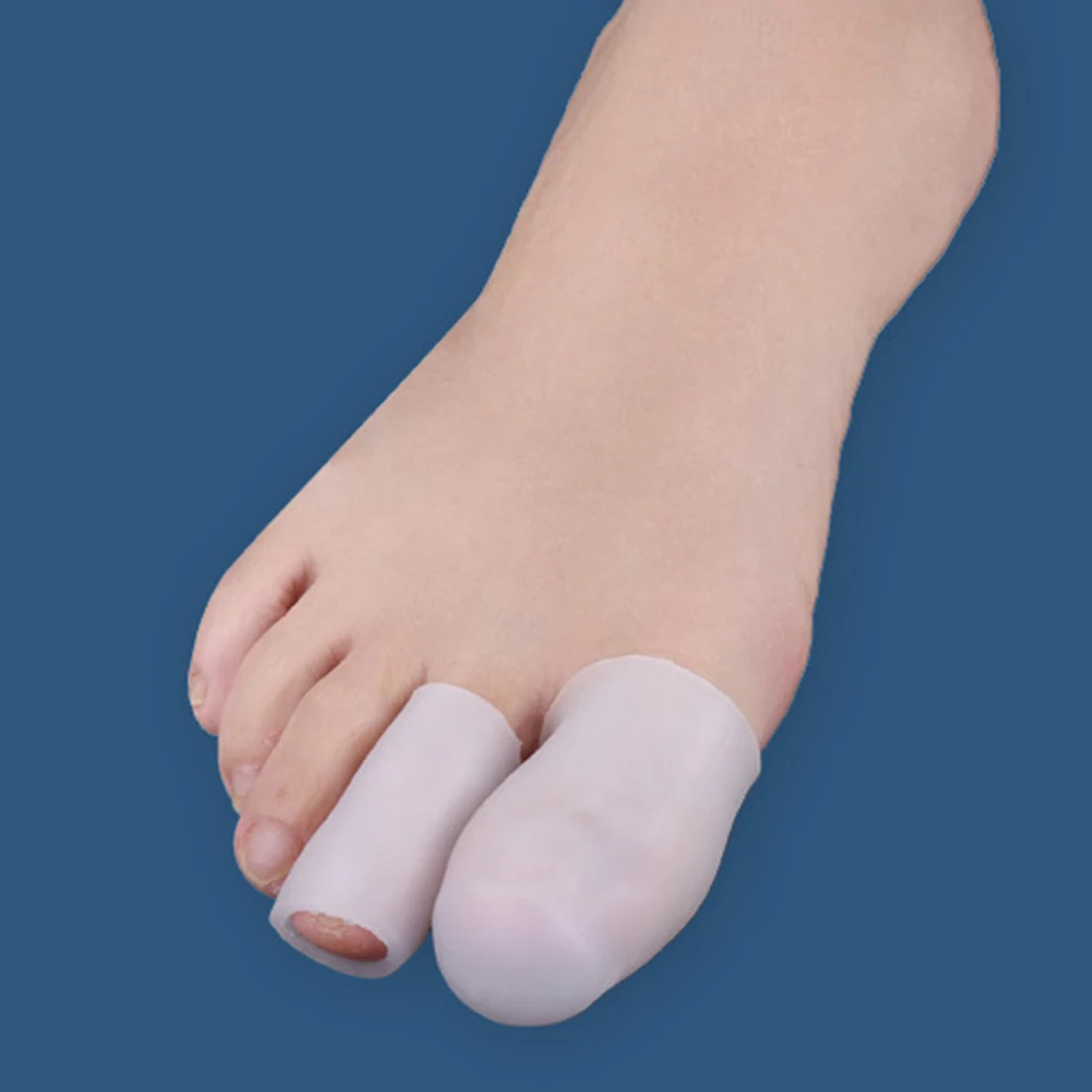 2 шт. / Пара силиконовый гелевый защитный колпачок для носка Saparator Protector гель