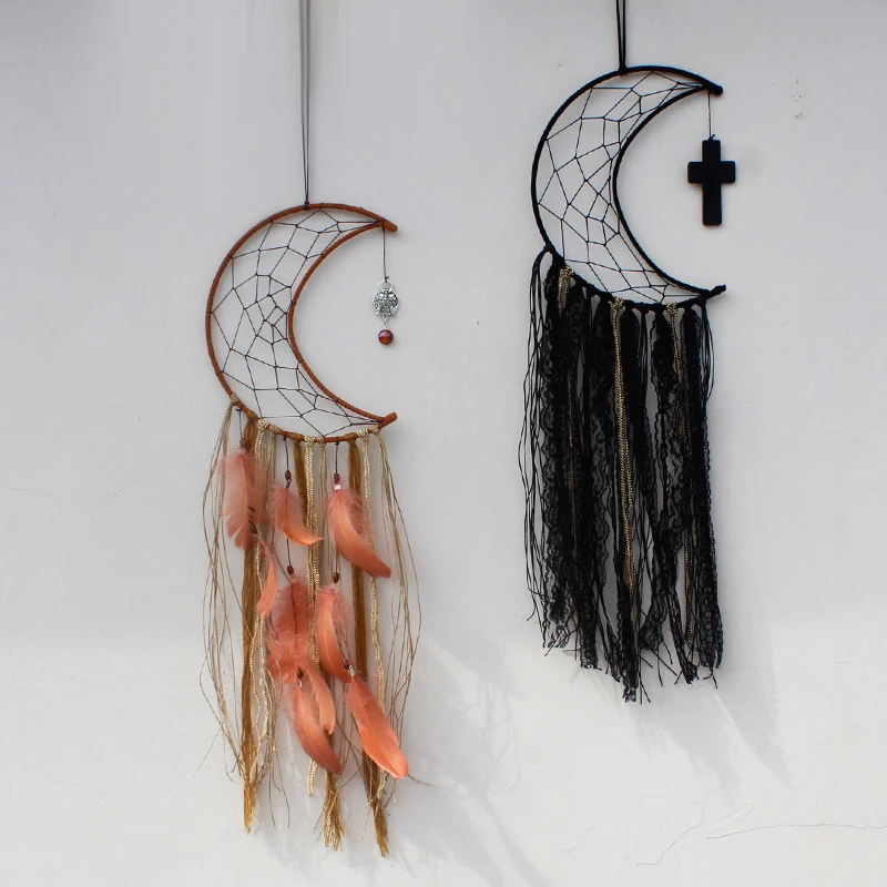 Большой Белый Черный Ловец снов украшение для комнаты глаз звезда свадебное