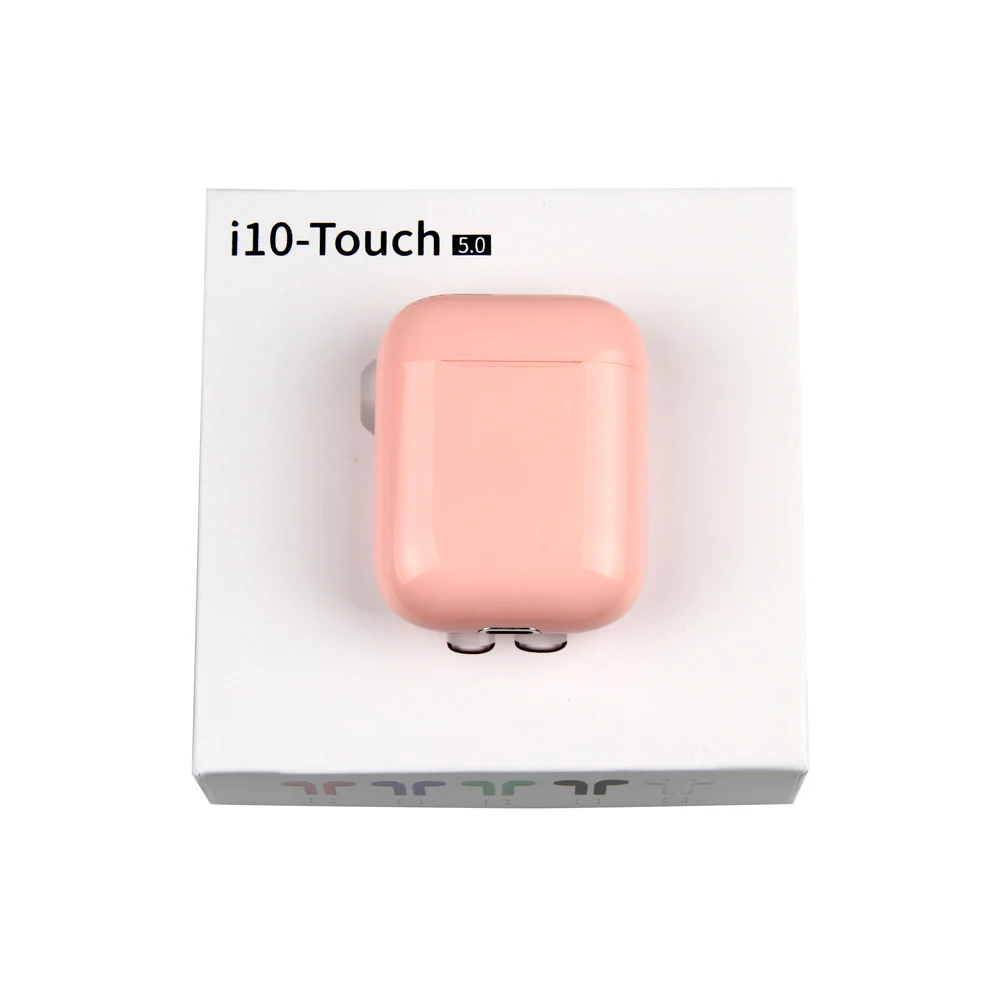 I10 TWS Наушники Беспроводные Bluetooth 5,0 наушники i10-Touch стерео наушники гарнитура для всех смартфонов PK i7s i9s i10 i11 i12 i13
