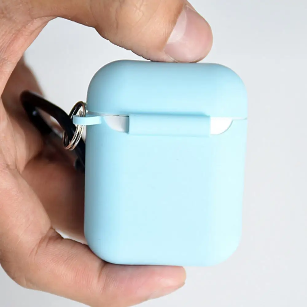 

Ultra-thin Wireless Bluetooth Earphone Cover Anti-falling Anti-scratch Soft Silicone Earphone Protective Case for AirPods 1/2