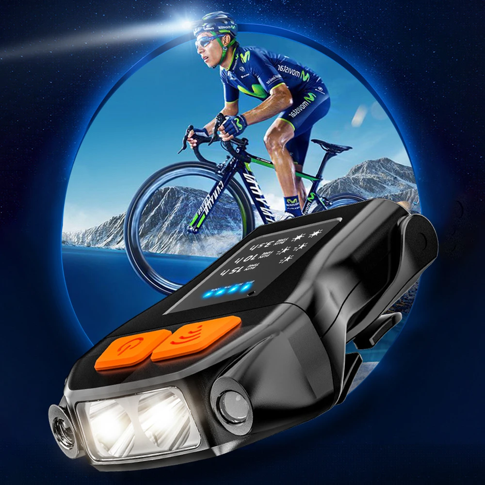 Светодиодный суперъяркий светильник с зажимом и крышкой умный сенсорный