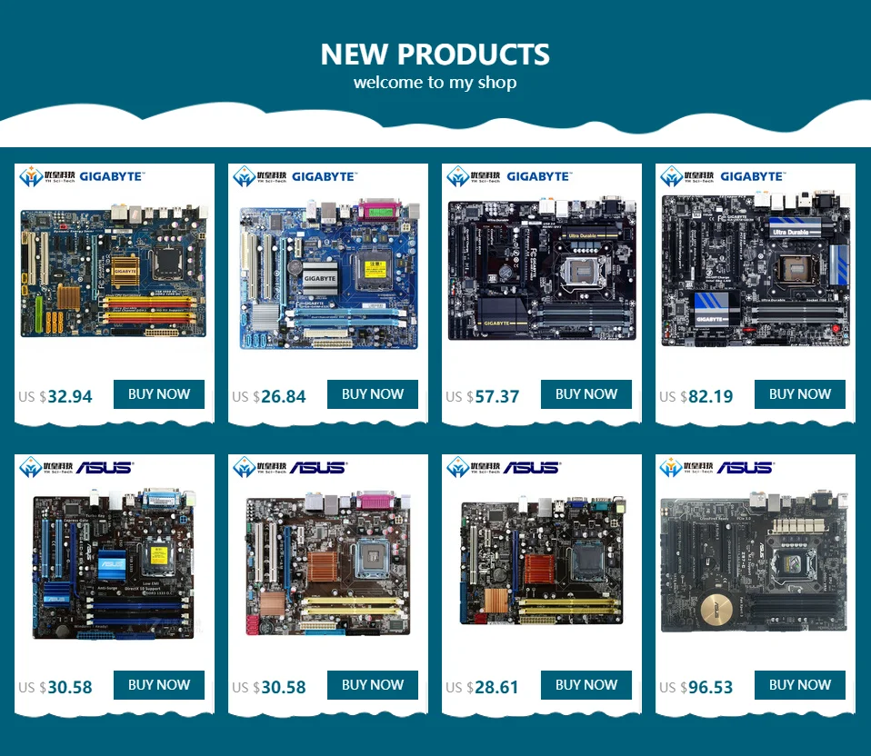 Оригинальная б/у рабочего стола материнской платы Gigabyte GA-P55-UD3L H55 LGA 1156 Core i7 i5 DDR3 16G SATA2 USB2.0 блок питания ATX