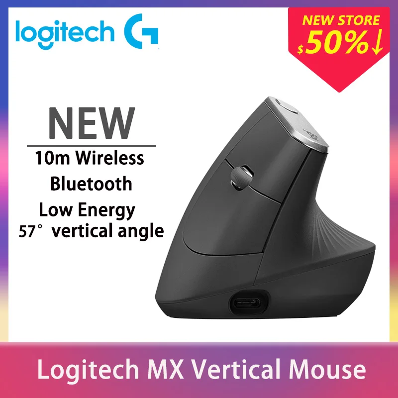 Logitech MX вертикальный Беспроводной Bluetooth Мышь мышей с потоком 2 4 ГГц USB нано для
