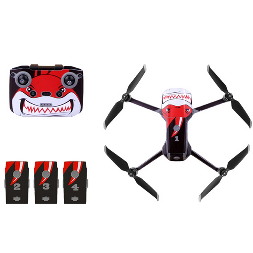 Съемная ПВХ защитная пленка наклейка для DJI Mavic Air 2 корпус дрона - Цена: 708,34 руб.