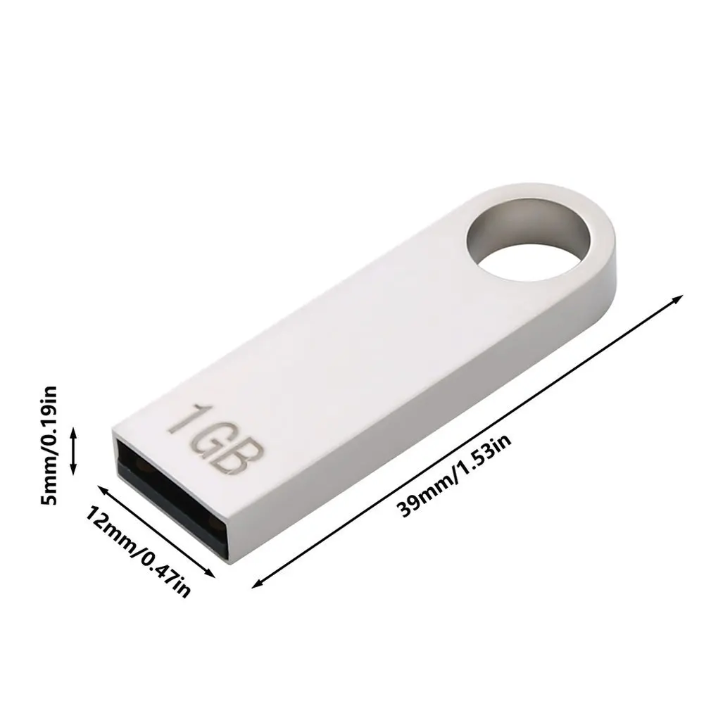 

Metal Mini Positive Circle Small And Exquisite Stainless Steel U Disk Smith Work Music Usb Flash Drive Portable Key Ring