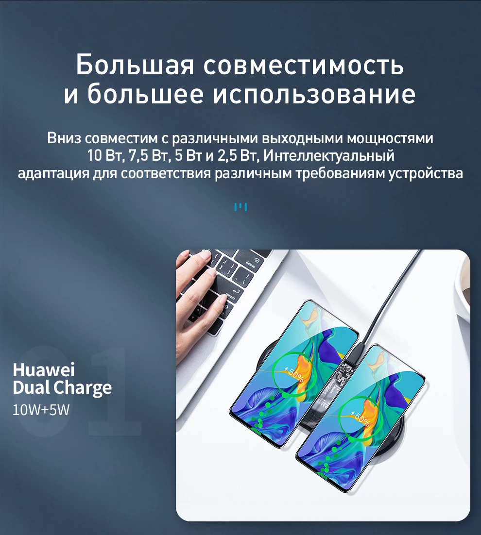 Baseus 15 Вт Двойное беспроводное зарядное устройство для iPhone 11 Pro Max X XS Max XR Видимая беспроводная зарядная панель для Samsung Galaxy Note 10 Plus Note 9 8 S10 S9 Зарядка для аэродромов