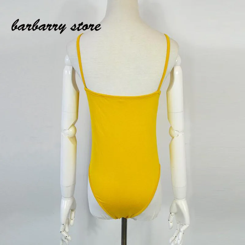 

2021 new Sexy Yellow One Piece Swimsuit Closed Women Swimwear Push Up Body Bathing Suit For Pool Beach Women's Swimming Suit