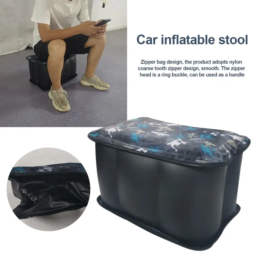 Портативный складной надувной стул автомобильный компьютерный стол удобное