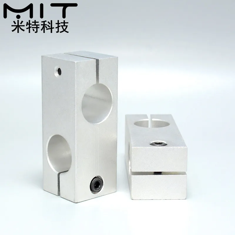 Abrazadera de fijación de aleación de aluminio, soporte de tubo de acero, bloque óptico, Vertical, envío gratis