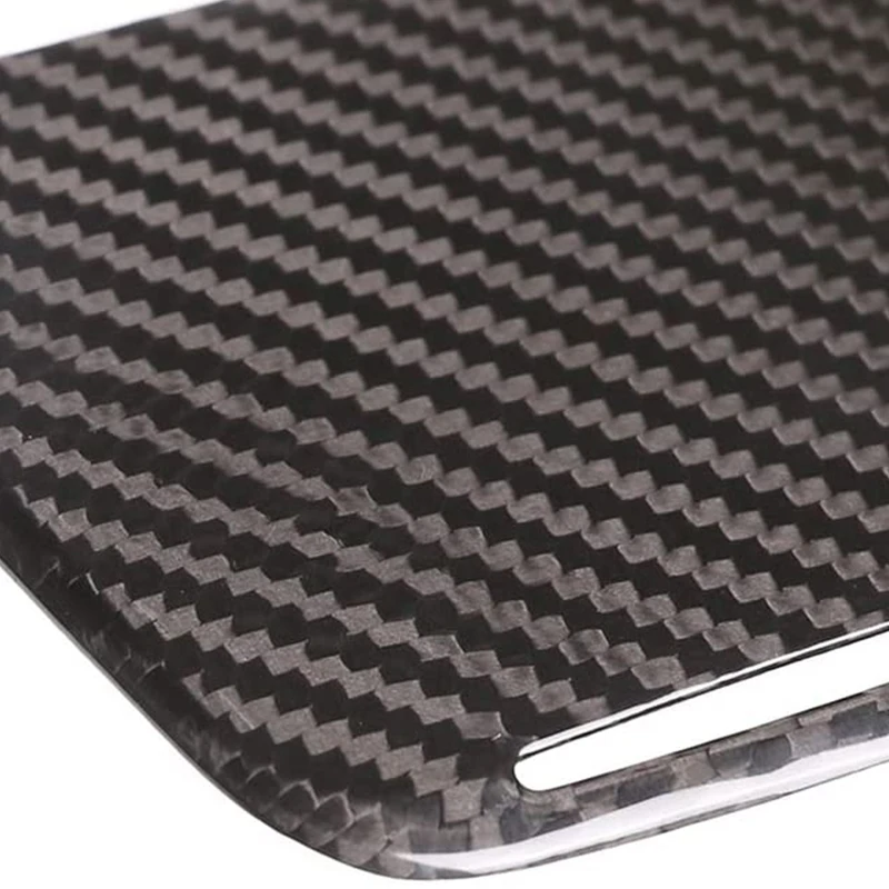 

Carbon Fiber Car Center Console Storage Box Cover Frame Trim Sticker for 718 911 2012-2019