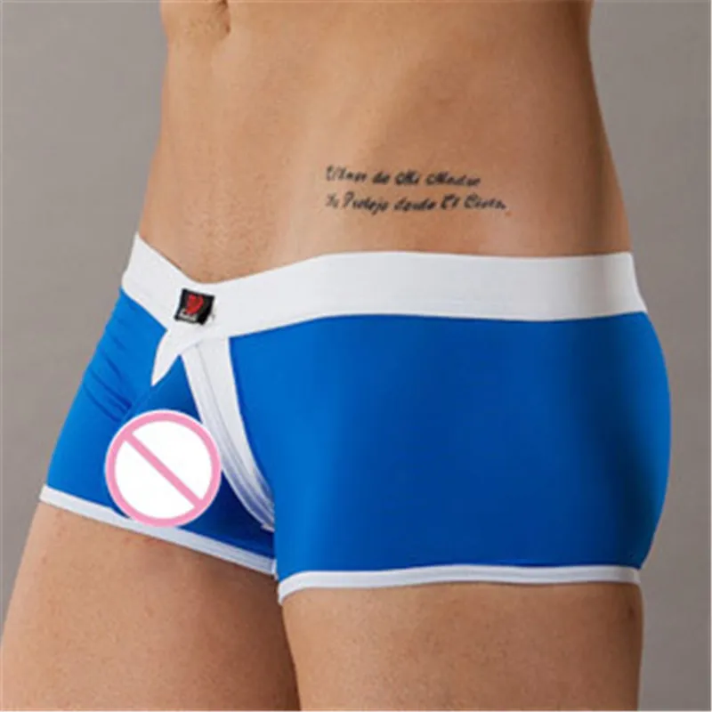 Мужское нижнее белье WJ прозрачные супертонкие тканевые шелковые U-выпуклые