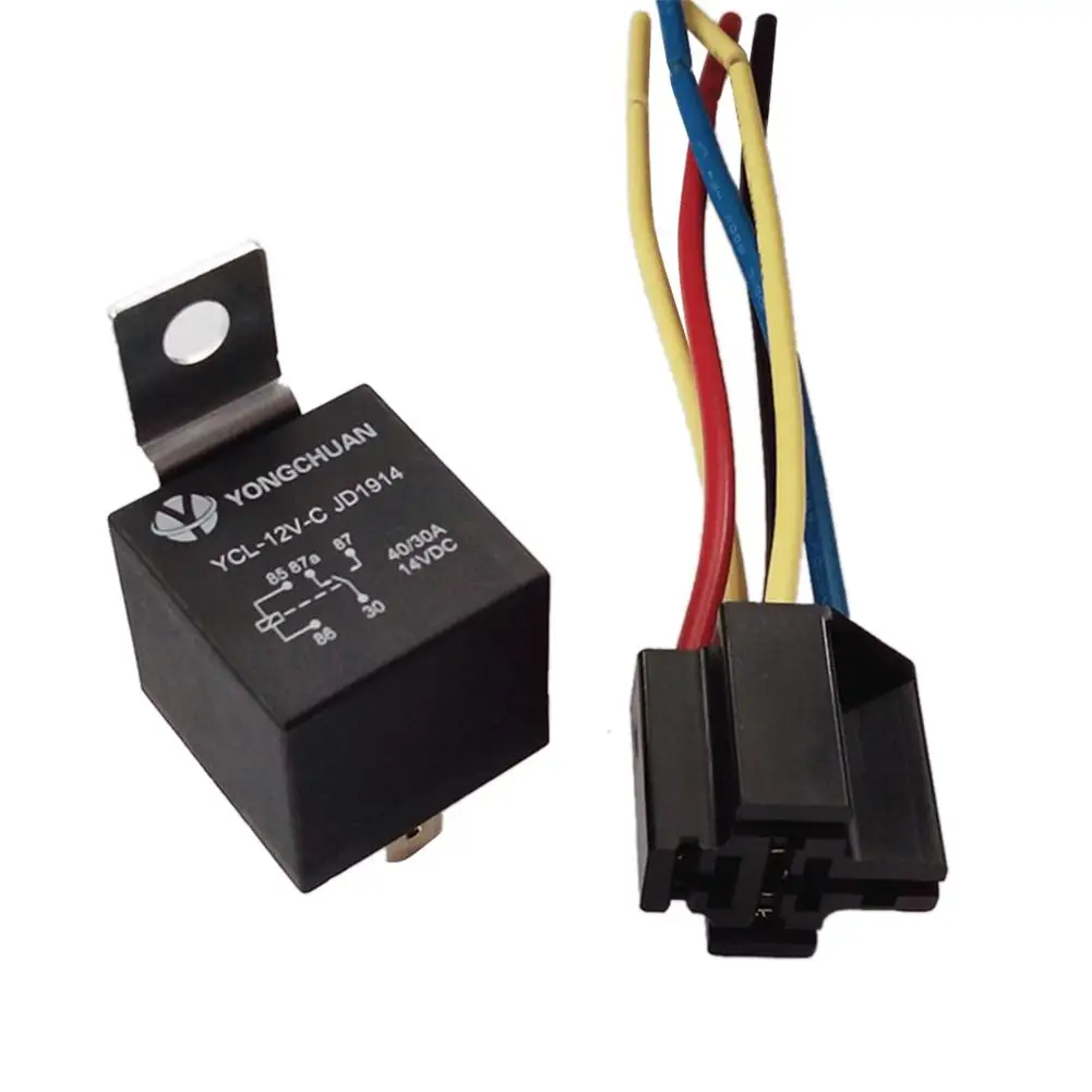 Автомеханический переключатель 40A/DC12V 5 Pins пятиногий железная Водонепроницаемый
