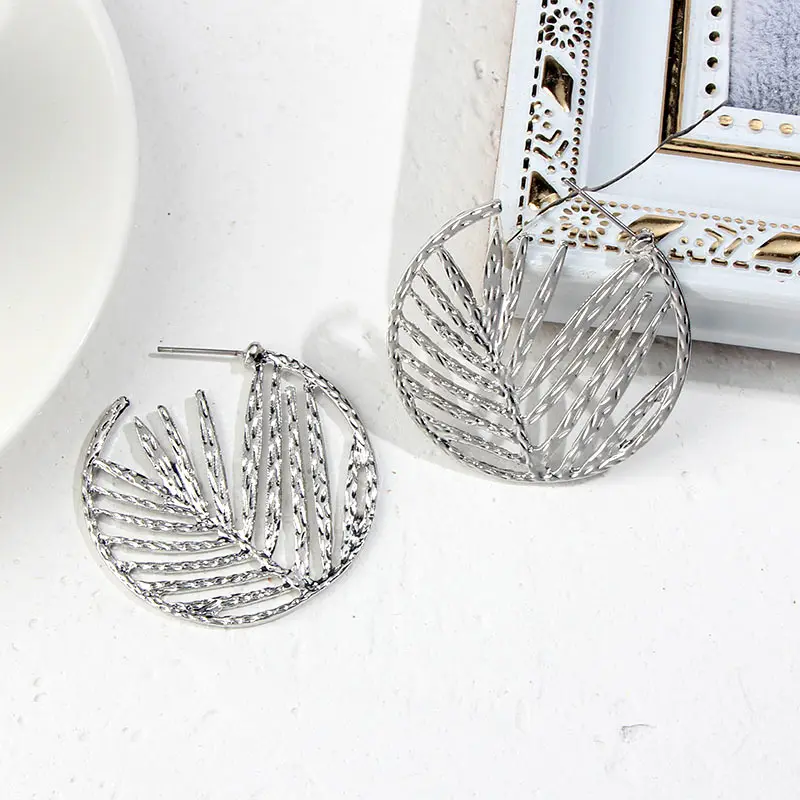 JJFOUCS 2019 модные Кристальные Висячие серьги для женщин и девушек серебряный цвет