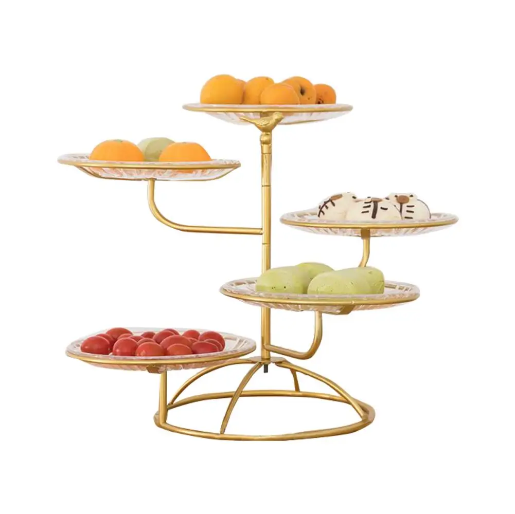 Многослойный фруктовый поднос для снэков стеллаж хранения торт подставка