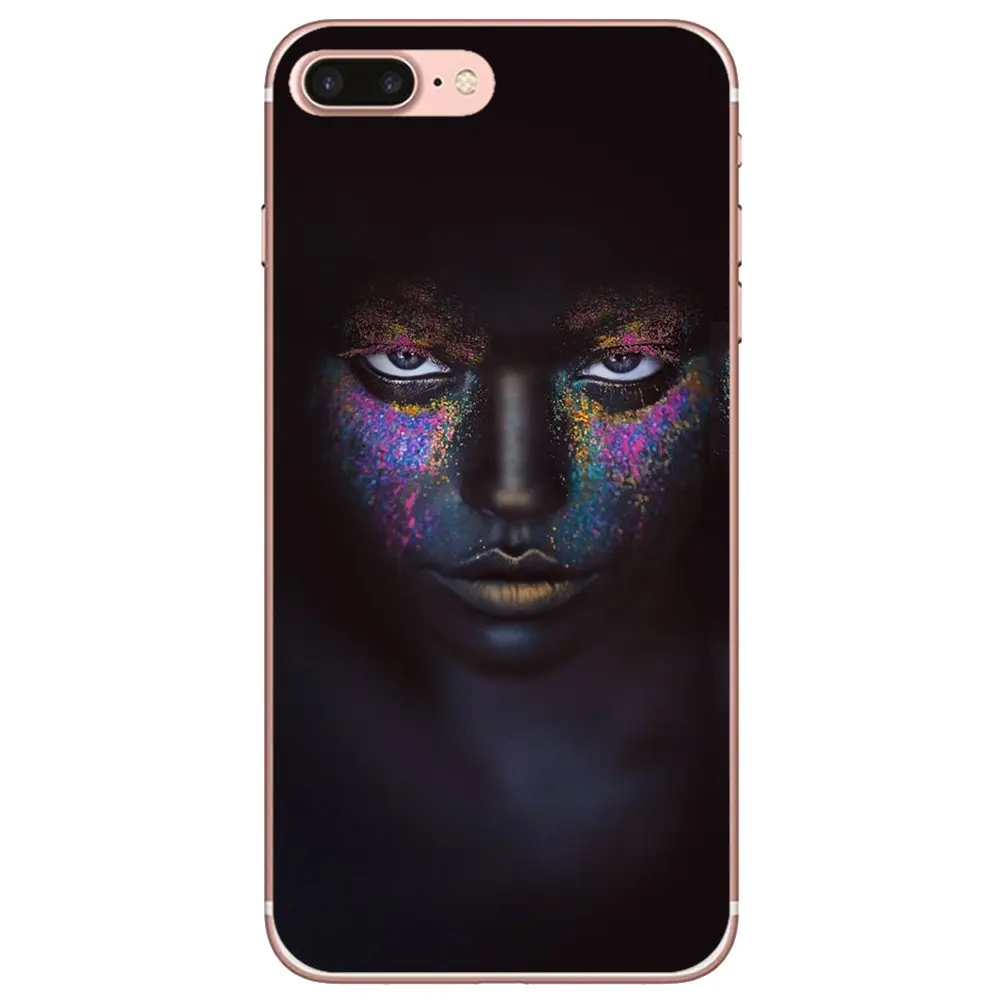 Мягкий чехол для телефона из ТПУ Xiaomi Redmi Note 10 10s 3S 4 4X 5 6 6A 7 8 8T 7A 9 9T 9s 9C 9A Pro неоновые 3d