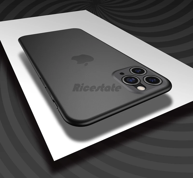 Ультратонкий матовый чехол для iphone 11Pro 11 Pro MAX ультратонкая задняя крышка из