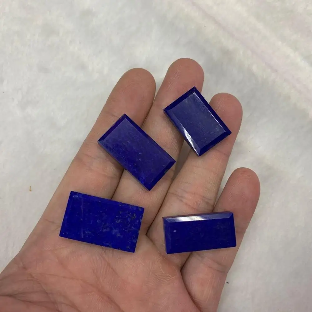 

rectangle Lapis lazuli stone beads DIY loose beads for pendant making for jewelry making 1 piece to sale