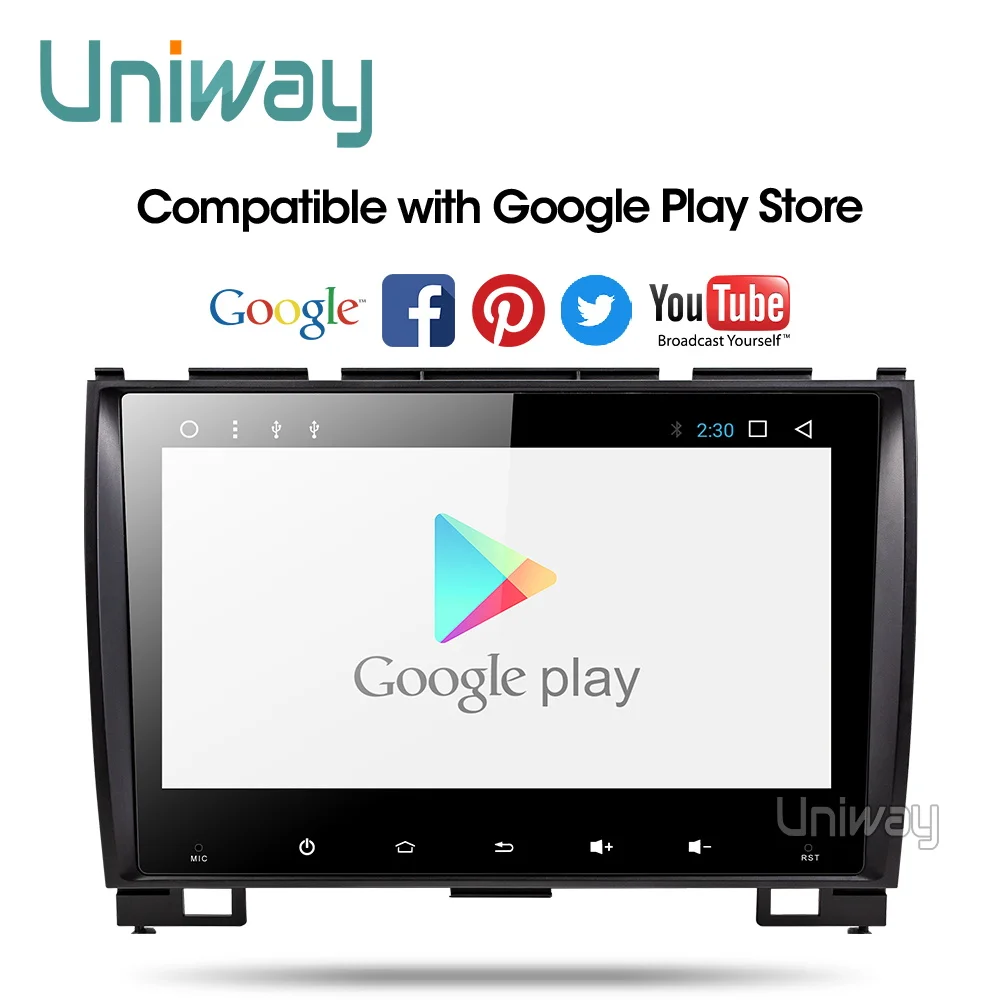 Автомагнитола Uniway AH59081 2 Гб + 32 ГБ android 8.1car dvd для Great Wall Haval H3 H5 навигация с