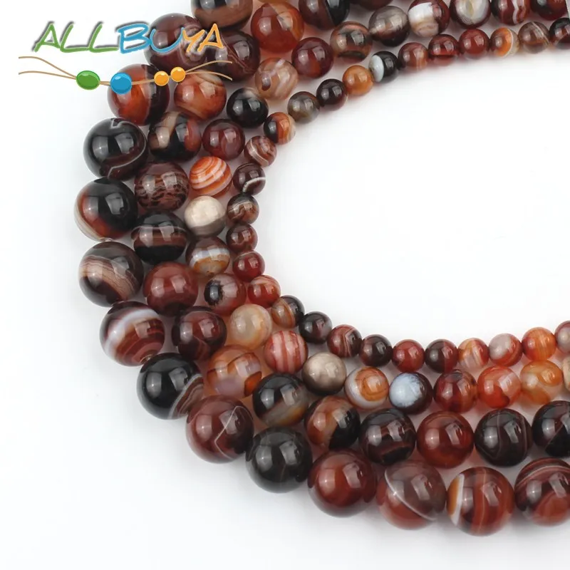 Бусины из натурального камня кофейное крепление раньше для изготовления