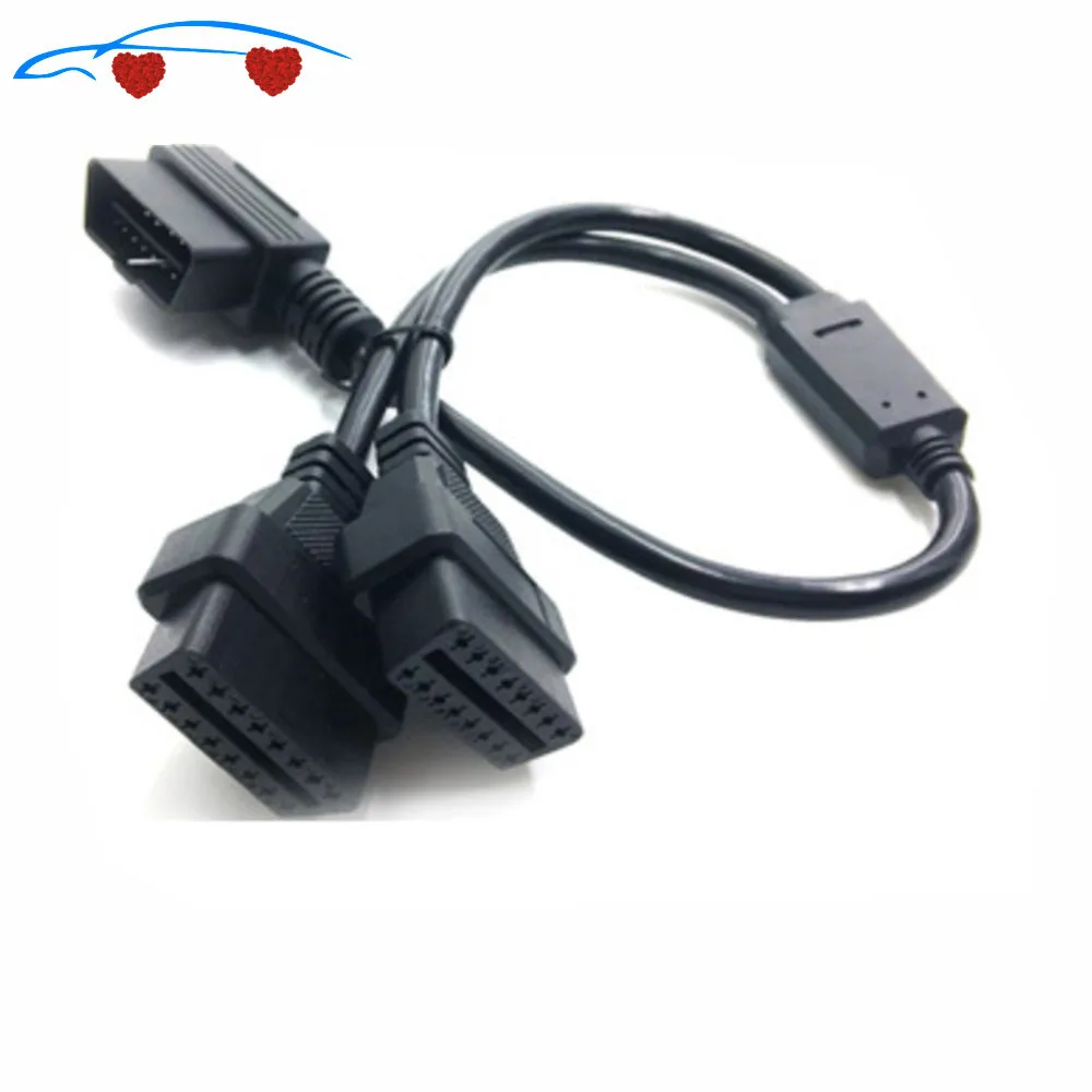 Автомобильная L-образная часть Obd2 Hup одна точка две линии преобразования