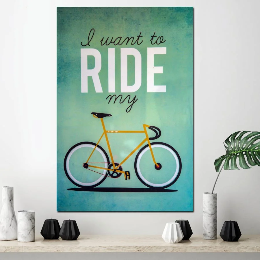 Настенная Картина на холсте модульные картины велосипеды и простые английские