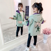 girls babys kids coat jacket outwear 2022 charming spring autumn overcoat top outdoor school party teenagers high quality child