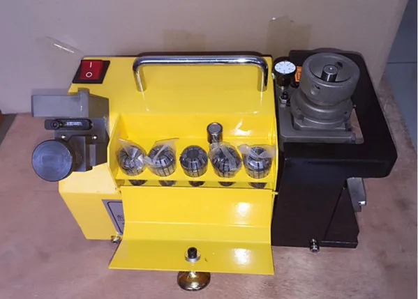 Портативная Концевая фреза 3-13 мм шлифовальная машина точилка с 5 зажимами yalow H # |