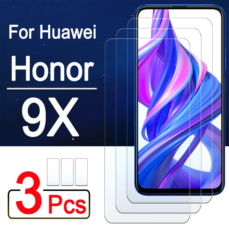 Бронированное стекло Honor 9x Защитная пленка для экрана huawei 9 x Закаленное Стекло