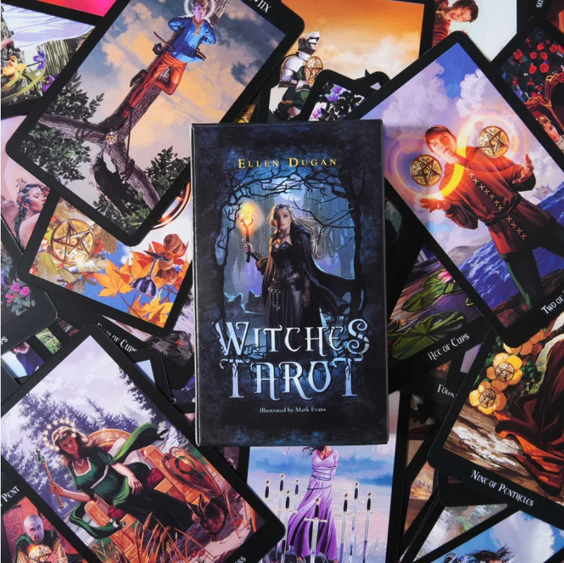 

Witch Tarot Cards 78 Tarot Cards Adult Board Game Fortune-telling Multiplayer Game